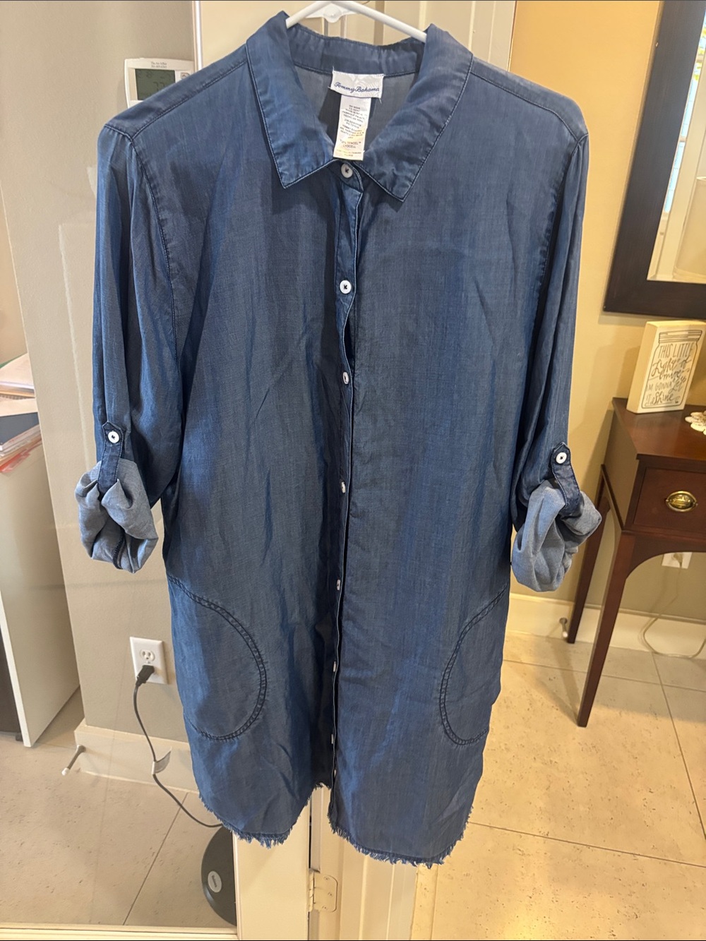 Tommy Bahama Lightweight Chambray dress - Blue